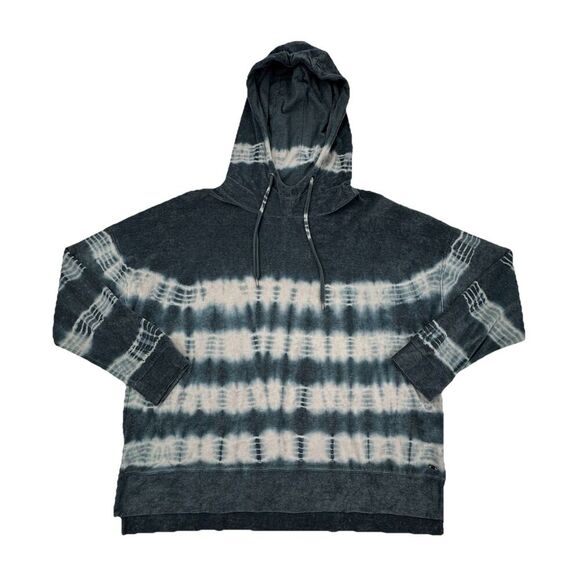 American Eagle Hoodie XL Gray Tie Dye Pullover Sweatshirt Boho - Picture 4 of 10